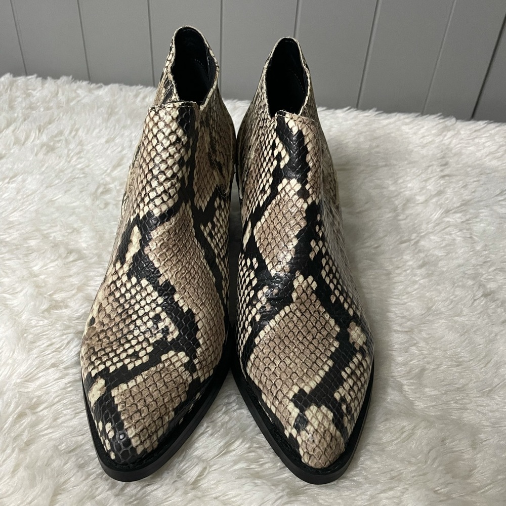Aldo snake print Ankle boots